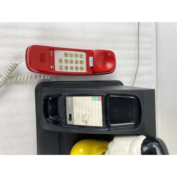 Vintage Mickey Mouse Push Button AT&T Telephone Phone Walt Disney Authentic 13" - Picture 2 of 10